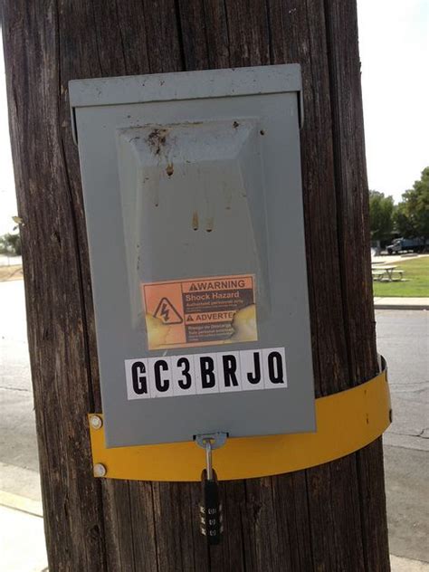 electrical box geocache|Are there caches in/near/around electric/phone/utility street boxes .